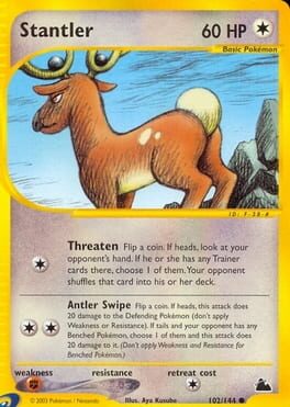 Construction: Action - Map: Stantler