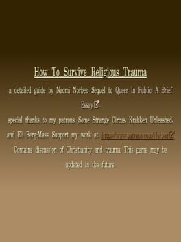 How to Survive Religious Trauma