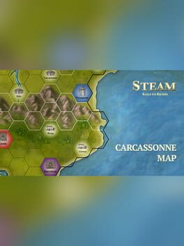 Steam: Rails to Riches - Carcassonne Map