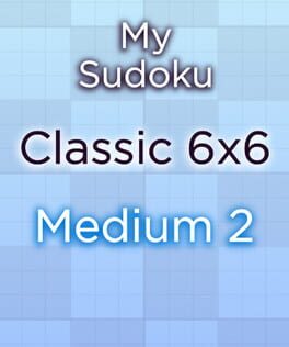 My Sudoku: Classic 6x6 Medium 2