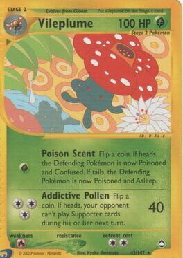 Construction: Action - Map: Vileplume