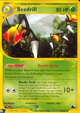 Construction: Action - Map: Beedrill