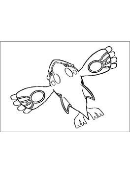 Pokémon Channel-e: Line Art Card - The Kyogre Constellation