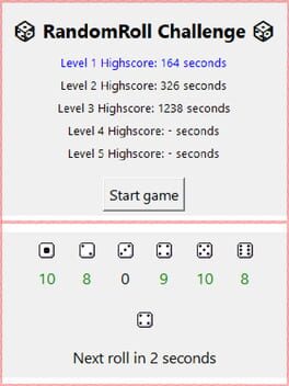 RandomRoll Challenge