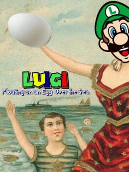 Luigi Floating on an Egg Over the Sea