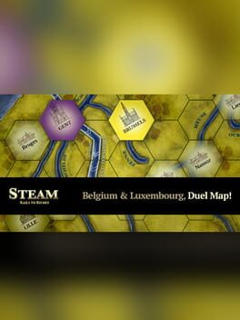 Steam: Rails to Riches - Belgium & Luxembourg Map
